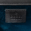 Gucci Black Velvet G Square Crossbody Bag