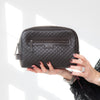 **UNUSED** Gucci Micro GG Brown Leather Pouch