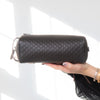 **UNUSED** Gucci Micro GG Brown Leather Pouch