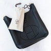 Hermes Evelyne 29 Black Taurillon Clemence Bag