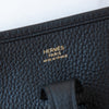 Hermes Evelyne 29 Black Taurillon Clemence Bag