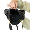Hermes Evelyne 29 Black Taurillon Clemence Bag