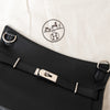 Hermes Jypsiere 34 Black Clemence Leather Crossbody Bag
