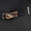 Hermes Jypsiere 34 Black Clemence Leather Crossbody Bag