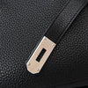 Hermes Jypsiere 34 Black Clemence Leather Crossbody Bag