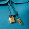 Hermes Birkin 35 Turquoise Veau Togo Leather Bag 2015