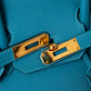 Hermes Birkin 35 Turquoise Veau Togo Leather Bag 2015