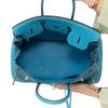 Hermes Birkin 35 Turquoise Veau Togo Leather Bag 2015