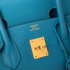 Hermes Birkin 35 Turquoise Veau Togo Leather Bag 2015