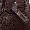 Hermes Birkin 35 Chocolate Veau Togo Leather Bag