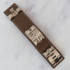 Hermes Etoupe Leather Collier de Chien Bracelet