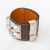 Hermes rood oranje Collier De Chien manchetmaat klein