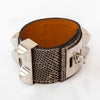 Hermes rood oranje Collier De Chien manchetmaat klein