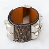 Hermes rood oranje Collier De Chien manchetmaat klein