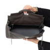Hermes Kelly 32 Elephant Grey Leather Bag