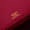 Hermes Birkin 35 Ghillies Rubis Veau Tadelakt Leather Bag
