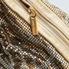 Jimmy Choo Gold Tone Sequin Wristlet Clutch Bag