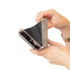 Jimmy Choo Ellipse Silver Grey Glitter Clutch Bag