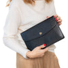 Louis Vuitton Black Epi Leather Montaigne Clutch Bag
