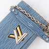 Louis Vuitton Twist Chain Light Denim Epi Leather Wallet On Chain Bag
