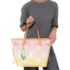 Louis Vuitton Monogram By The Pool Neverfull MM Rose Escale Bag