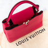 Louis Vuitton Capucines MM Fuchsia Taurillon Bag