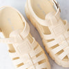 Miu Miu Eva Cream Platform Cage Sandals