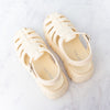 Miu Miu Eva Cream Platform Cage Sandals