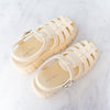 Miu Miu Eva Cream Platform Cage Sandals