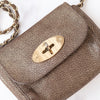 Mulberry Mini Lily Metallic Mushroom Goatskin Leather Bag