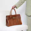 Mulberry Oak Mock Croc Bayswater Tote Bag