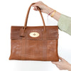 Mulberry Oak Mock Croc Bayswater Tote Bag