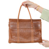 Mulberry Oak Mock Croc Bayswater Tote Bag