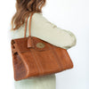 Mulberry Oak Mock Croc Bayswater Tote Bag