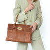 Mulberry Oak Mock Croc Bayswater Tote Bag
