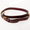 Mulberry Oxblood Bayswater Heritage Mock Croc Leather Bag