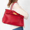 Mulberry Red Leather Bayswater Bag