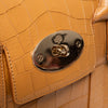 Mulberry Bayswater Tan Mock Croc Embossed Leather Bag