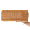 Mulberry Bayswater Tan Mock Croc Embossed Leather Bag