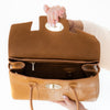 Mulberry Bayswater Tan Mock Croc Embossed Leather Bag