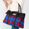 Mulberry Tartan And Leather Bayswater Bag