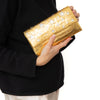 Nancy Gonzalez Gold Star Clutch bag