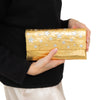 Nancy Gonzalez Gold Star Clutch bag