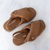 Prada Soft Padded Leather Slingback Sandals
