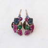 Antique Art Deco Diamond And Gem Set Tutti Frutti Earrings c.1935