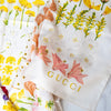 Gucci Printed Flora Silk Twill Carré Scarf