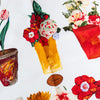 Gucci Silk Flower Pot Printed Scarf
