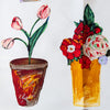 Gucci Silk Flower Pot Printed Scarf