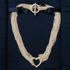 Tiffany & Co. 925 Silver Heart Multi Strand Necklace