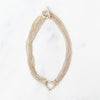 Tiffany & Co. 925 Silver Heart Multi Strand Necklace
